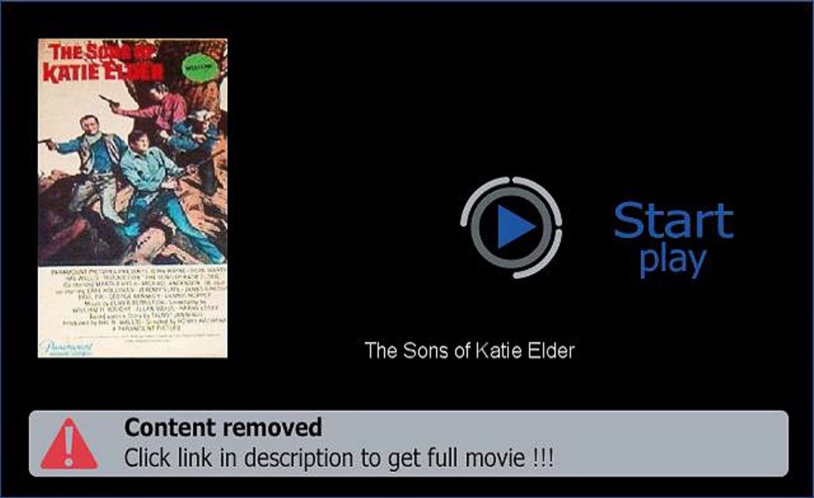 The Sons of Katie Elder HD Watch Online