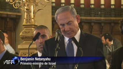 Netanyahu elogia posição da França contra 'novo antissemitismo'