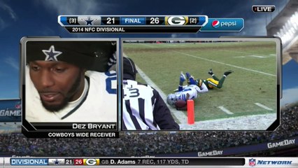 Dez Bryant after lost against Packers in '15 Playoffs