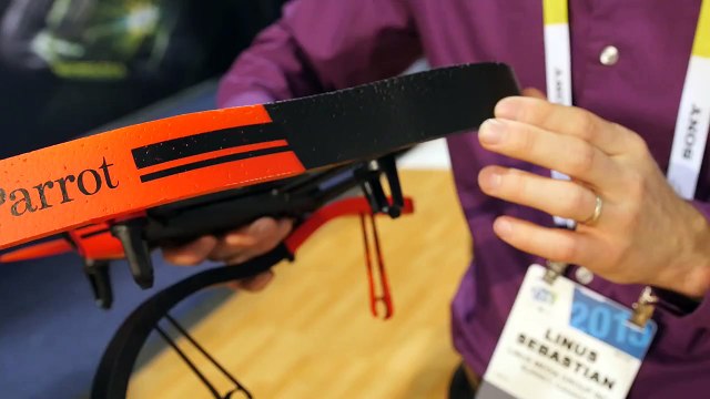 Parrot Bebop Drone & New Mini Drone Concept Devices - CES 2015