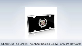 Cadillac Classic Black Acrylic License Plate with Chrome Frame Kit Review