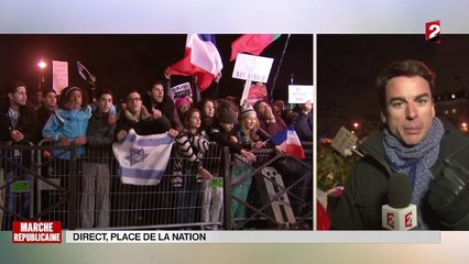 Place de la Nation : la marche républicaine semble vouloir se prolonger