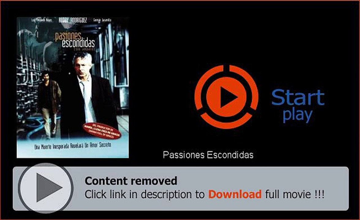 Passiones Escondidas Movie Download