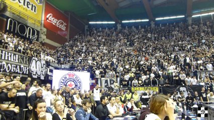 Grobari na Partizan -Olimpija 10.01.2015
