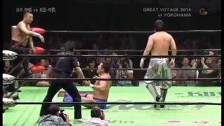 Yuji Nagata & Manabu Nakanishi vs. BRAVE (Katsuhiko Nakajima & Mohammed Yone)