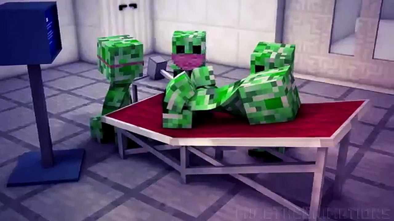 A Vida de Um Creeper Minecraft Animação    The Life of a Creeper Minecraft Animation