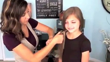 Ponytail Bow Back to School Cute Girls Hairstyles