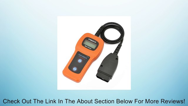EOBD Engine Scanner Trouble Code Reader, U480 OBDII OBD2 Review