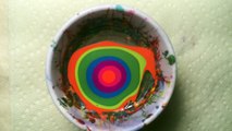 Rainbow Spiral Water Marble Nail Art Tutorial