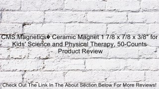 CMS Magnetics� Ceramic Magnet 1 7/8 x 7/8 x 3/8