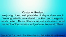 DCS CDU304L 30 Gas Cooktop with 4 Sealed Dual Flow Burners, Continuous Grates - Stainless Steel Review