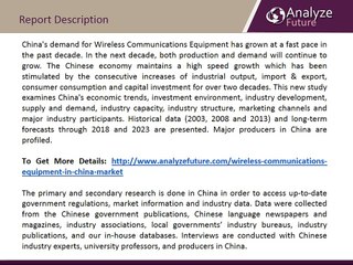 Wireless Communications Equipment Markets in China