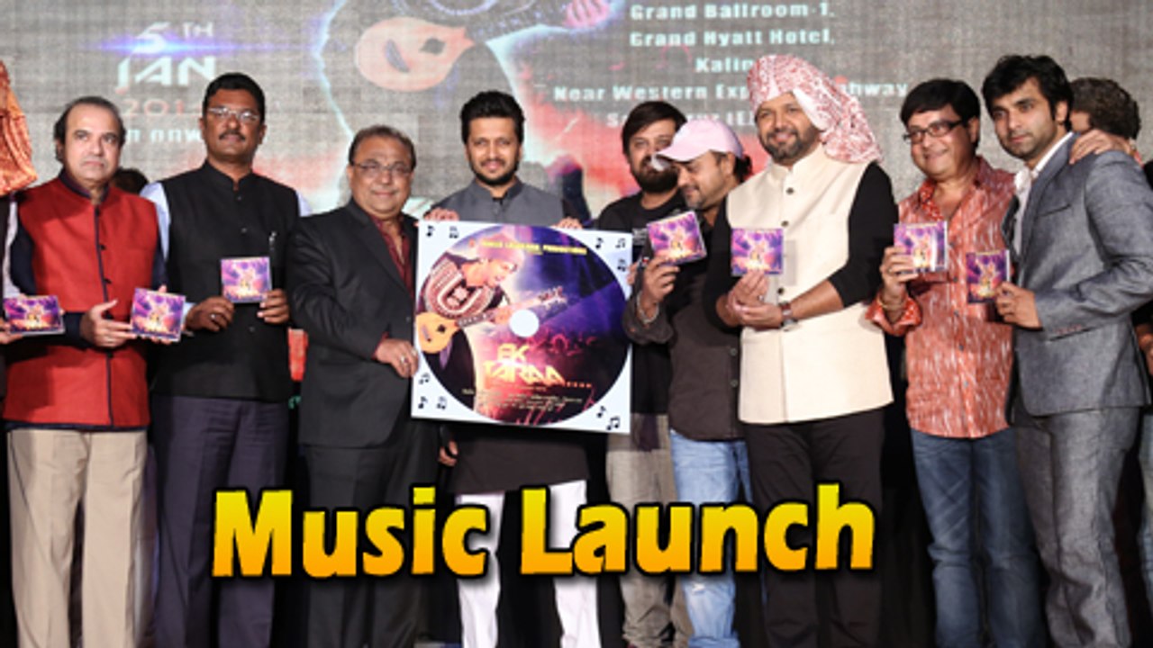 Ek Taraa - Music Launch - Riteish Deshmukh, Suresh Wadkar, Sajid Wajid, Avdhoot Gupte - MarathiMovie