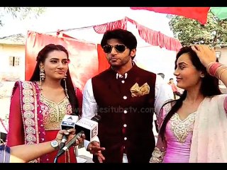Qubool Hai-Aahil & Sanam Having Fun Behind The Scene-Watch Full Video-12 January 2015