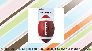 Paper House MCAR-1014E 4-Pack Decorative Car Magnet, Football Review