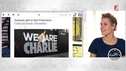 Street art JesuisCharlie et clip de Tryo