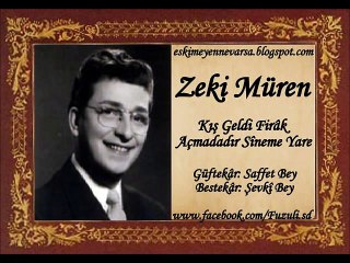 Zeki Müren _ Kış Geldi Firâk Açmadadır Sîneme Yare