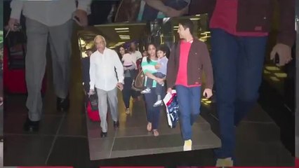 Aishwarya Rai And Baby Aaradhya Bachchan Return From Dubai - SPOTTED - PlayIt.pk