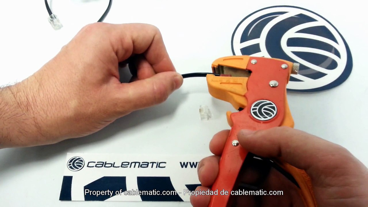 Assembly rj11-conector