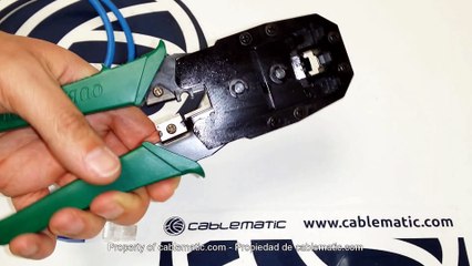 Assembly rj45-conector