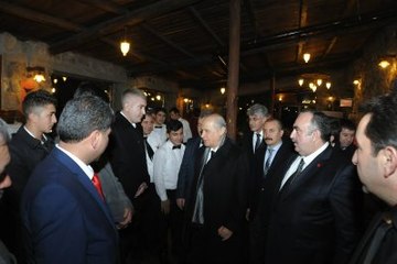 MHP Lideri Bahçeli'nin Soba Keyfi