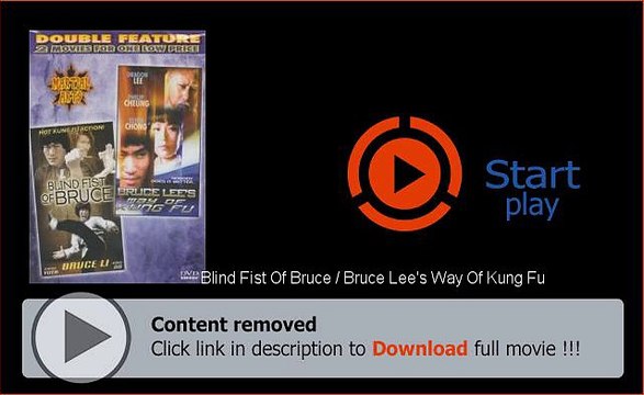 Download Blind Fist Of Bruce / Bruce Lee's Way Of Kung Fu Movie In Hd Formats
