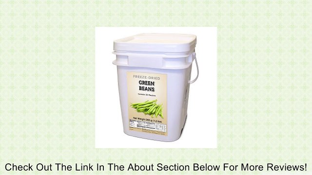 Food For Health International Camping Emergency Survival Healthy Ration Freeze Dried Green Beans Bucket 160 Servings Review