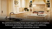 Dunn-Wright Remodeling offers a wide variety of services for all of your home improvement needs. We perform everything from small repair work to complete bathroom and kitchen Remodeling, room additions, and complete restoration services.