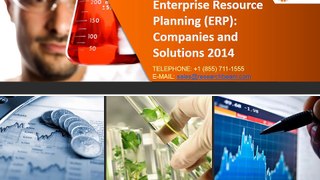 Enterprise Resource Planning (ERP): Companies and Solutions 2014
