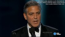 L'hommage de George Clooney aux victimes des attentats de Charlie Hebdo