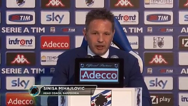 Samp, Mihajlovic: 'Dimostrato di saper reagire'