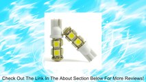TAIL LIGHT LAMP T10 9 SMD 2 PCS WHITE W5W INTERIOR SUPER BRIGHT LED WEDGE BULB Review