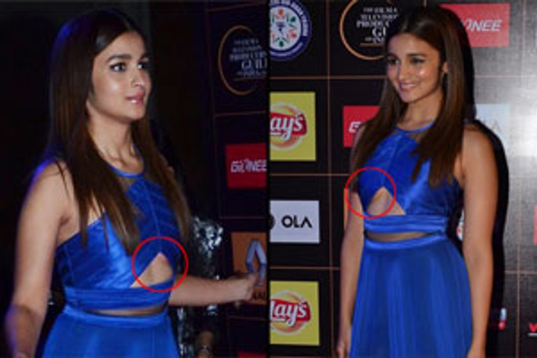 Alia Bhatt has a wardrobe malfunction