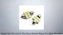 2 PCS 6 SMD 5050 WHITE LED FESTOON INTERIOR DOME LIGHT LAMP BULB 3021 3022 Review