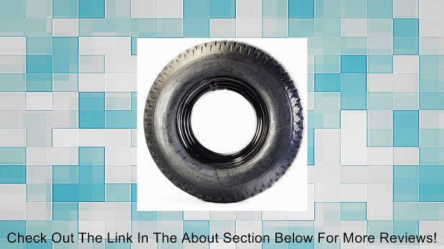 (2) Open Center Trailer Tires & Rims Lt 8X14.5 8-14.5 8 14.5 Load Range F 12 Ply Review