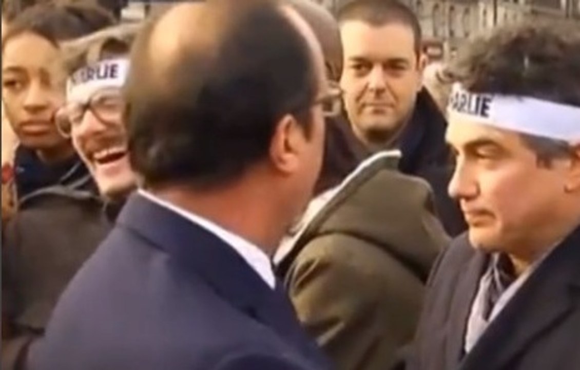 Fou rire après la chute d'une fiente de pigeon sur Hollande