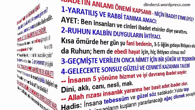 10.sınıf 2.ünite İslamda İbadetler dindersi.wordpress.com