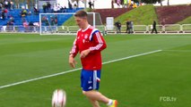 Les joueurs du Bayern soutiennent l'Allemagne pour le Mondial 2015