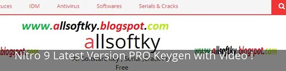 Nitro 9 Latest Version PRO Keygen with Video !