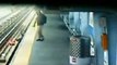 Dunya News-CCTV of baby in pram falling onto train tracks - [FullTimeDhamaal]