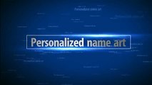 Personalized name art