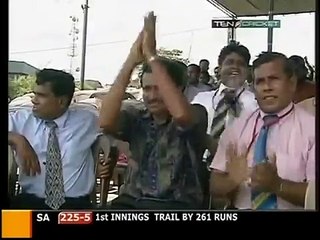 Mark Boucher, brilliantly caught by Romesh Kaluwitharana off Sanath Jayasuriya