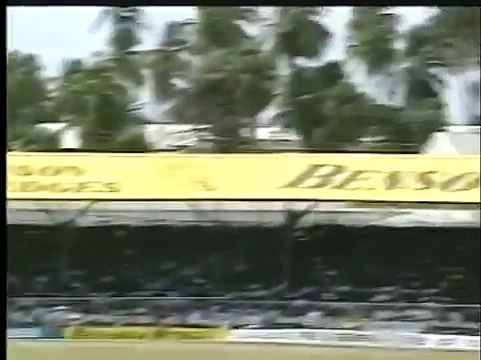 Mark Waugh dropped by Kenneth Benjamin, then brilliantly caught by Junior Murray