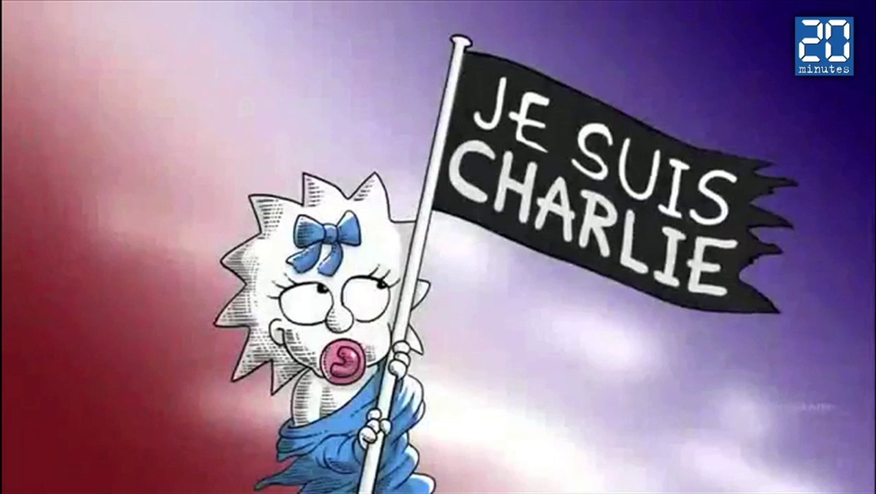 «Charlie Hebdo»: Hommages de Clooney, Les Simpsons, Sting, Johnny