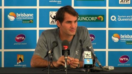 Download Video: TENNIS - ATP - Brisbane - Federer : «Hewitt était le plus fort»