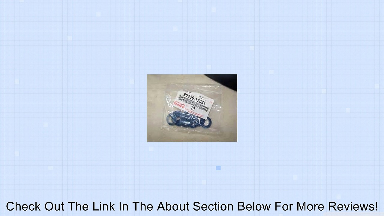 Genuine Toyota - Oil Drain Plug Gaskets (QTY10) - 90430-12031 Review