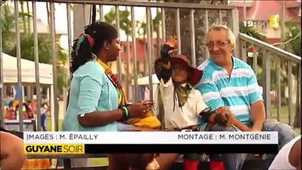Carnaval, défilé rue de Cayenne