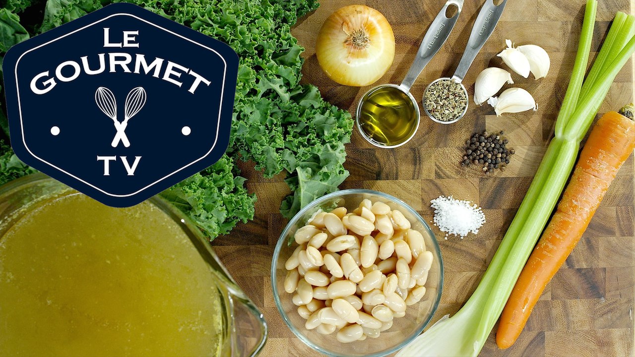 Fagioli Bianchi di Toscana (Tuscan White Bean Soup) - Le Gourmet TV