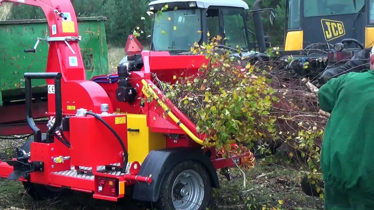 Drum wood chipper Skorpion 350 RB - Teknamotor