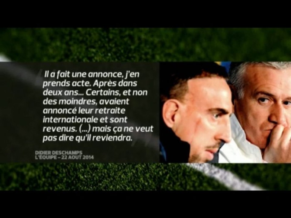 FOOT - BLEUS : Deschamps n'exclut pas un retour de Ribéry